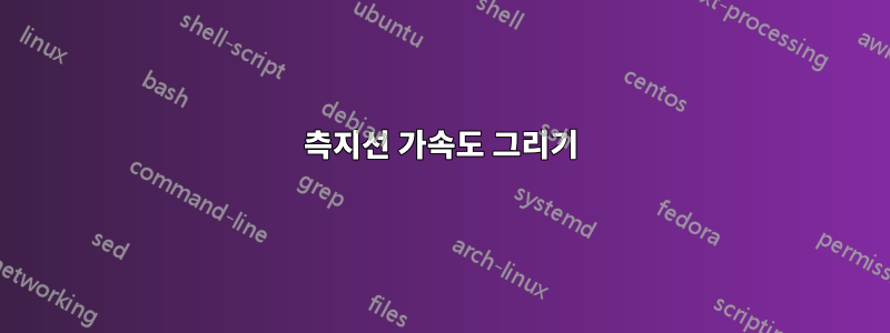 측지선 가속도 그리기