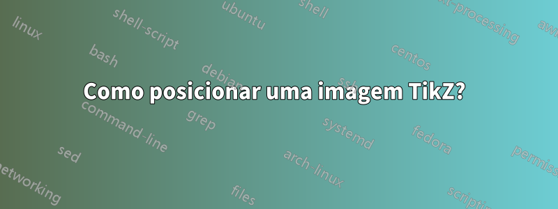 Como posicionar uma imagem TikZ? 