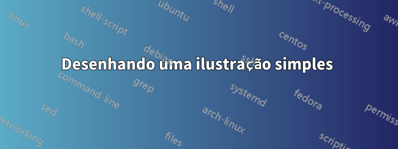 Desenhando uma ilustração simples
