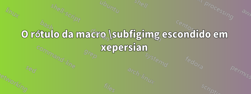 O rótulo da macro \subfigimg escondido em xepersian