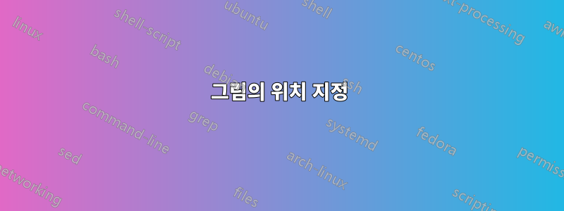그림의 위치 지정