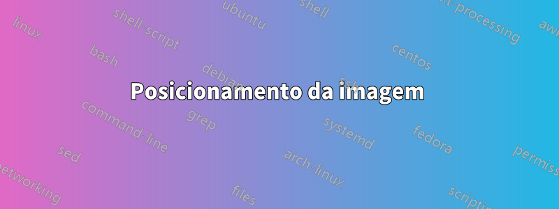 Posicionamento da imagem