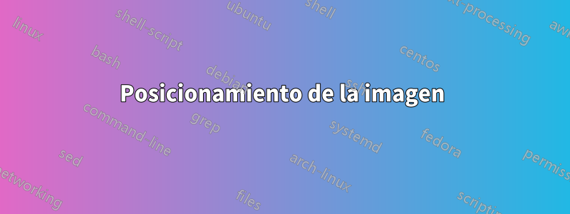Posicionamiento de la imagen