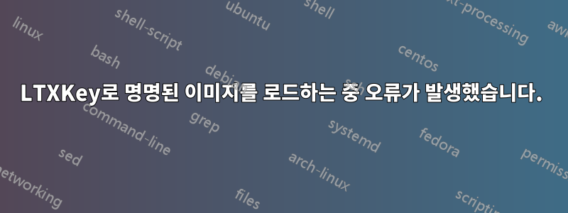 LTXKey로 명명된 이미지를 로드하는 중 오류가 발생했습니다.