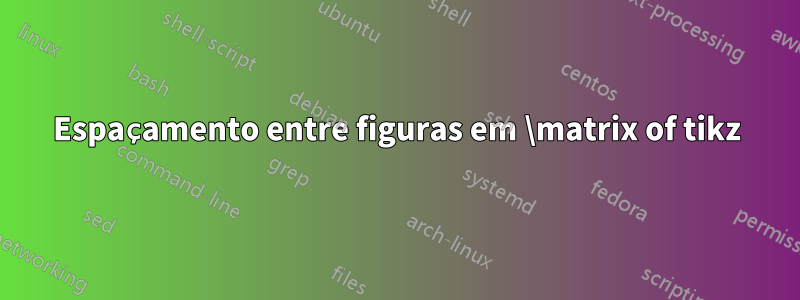 Espaçamento entre figuras em \matrix of tikz