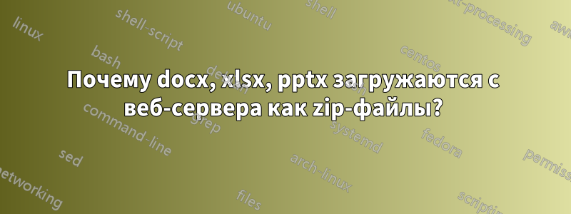 Почему docx, xlsx, pptx загружаются с веб-сервера как zip-файлы?