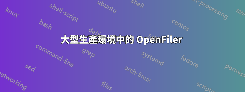 大型生產環境中的 OpenFiler