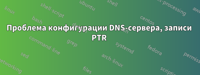 Проблема конфигурации DNS-сервера, записи PTR