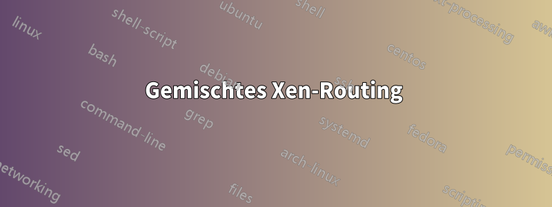 Gemischtes Xen-Routing