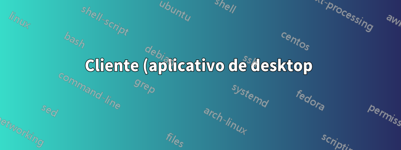 Cliente (aplicativo de desktop) ...Servidor (aplicativo web) - Solução de intranet - a situação de proxy deve ser considerada?