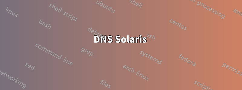 DNS Solaris