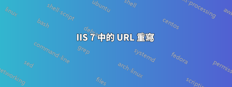 IIS 7 中的 URL 重寫