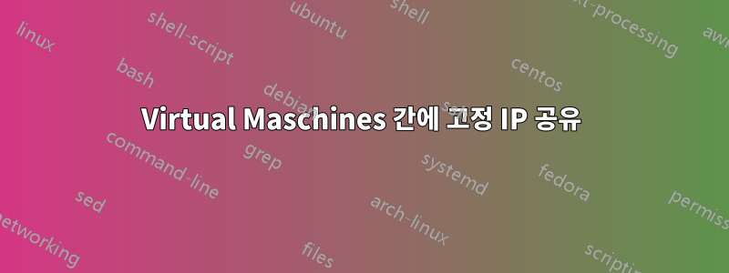 Virtual Maschines 간에 고정 IP 공유