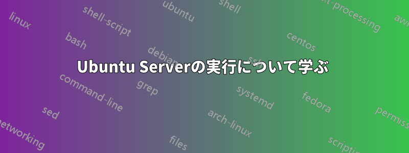 Ubuntu Serverの実行について学ぶ