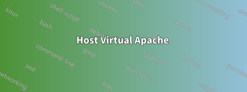 Host Virtual Apache