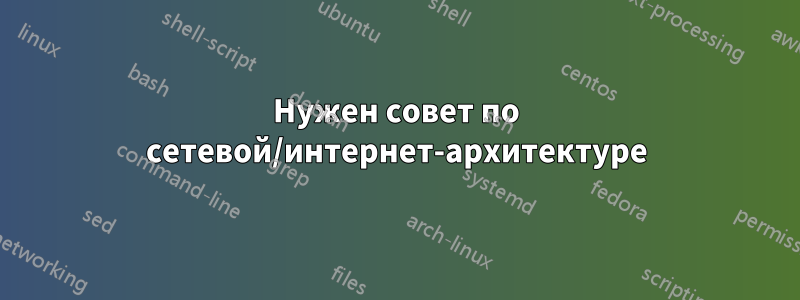 Нужен совет по сетевой/интернет-архитектуре