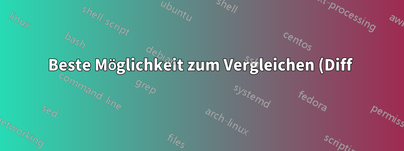 Beste Möglichkeit zum Vergleichen (Diff) einer vollständigen Verzeichnisstruktur?