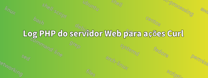 Log PHP do servidor Web para ações Curl