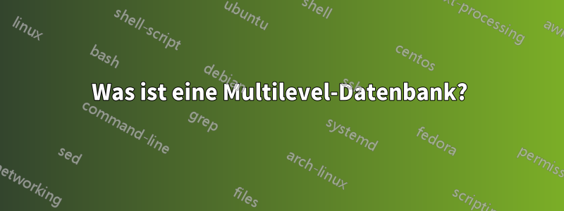 Was ist eine Multilevel-Datenbank?