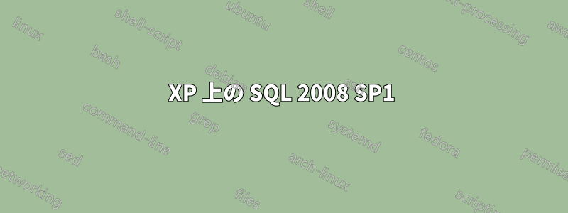 XP 上の SQL 2008 SP1