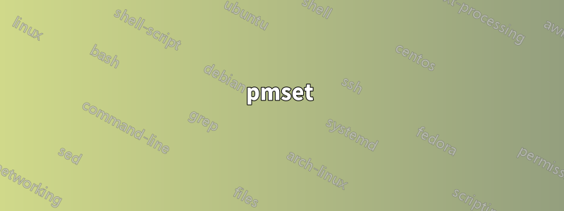 pmset