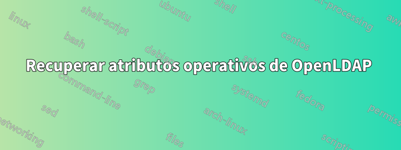 Recuperar atributos operativos de OpenLDAP