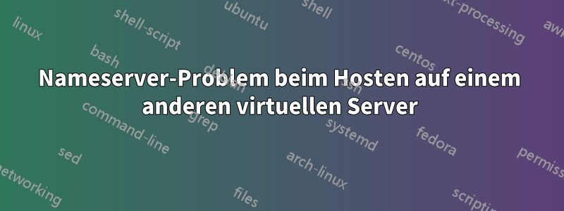 Nameserver-Problem beim Hosten auf einem anderen virtuellen Server