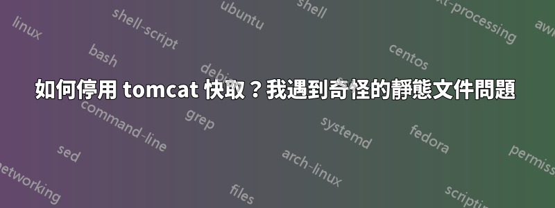 如何停用 tomcat 快取？我遇到奇怪的靜態文件問題