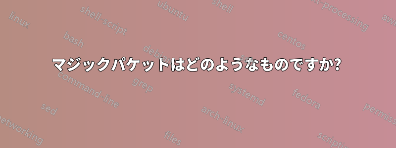 マジックパケットはどのようなものですか?
