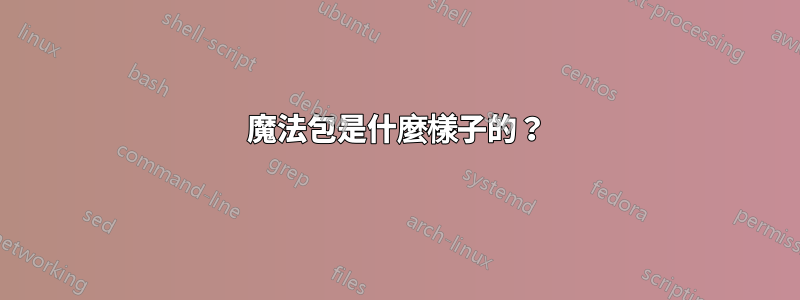 魔法包是什麼樣子的？