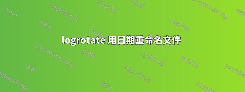 logrotate 用日期重命名文件