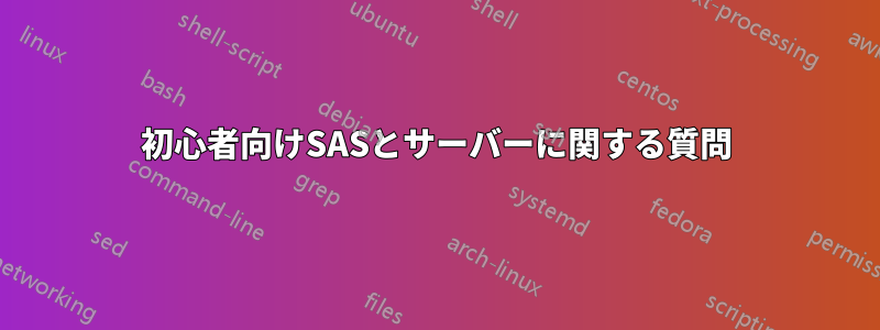 初心者向けSASとサーバーに関する質問
