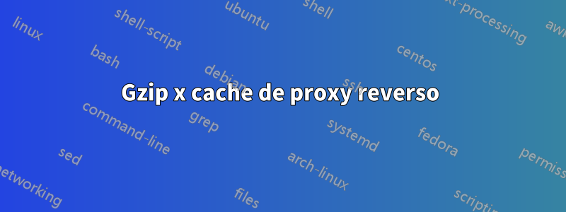 Gzip x cache de proxy reverso