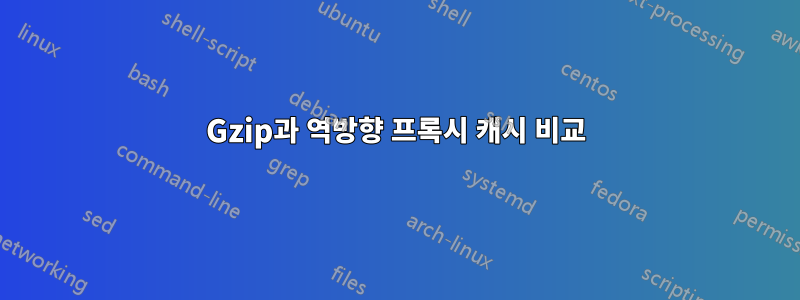 Gzip과 역방향 프록시 캐시 비교