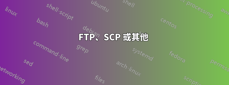 FTP、SCP 或其他