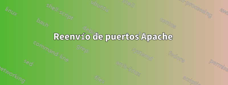 Reenvío de puertos Apache