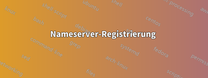 Nameserver-Registrierung