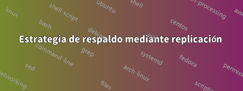 Estrategia de respaldo mediante replicación