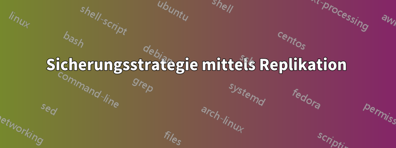 Sicherungsstrategie mittels Replikation