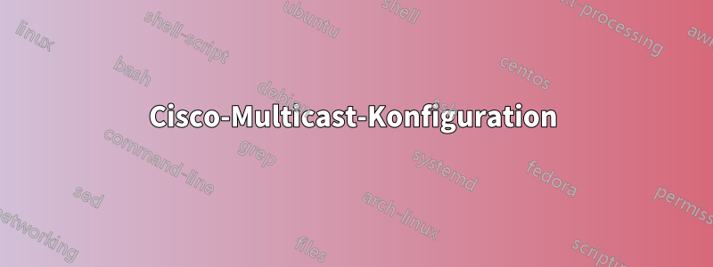 Cisco-Multicast-Konfiguration