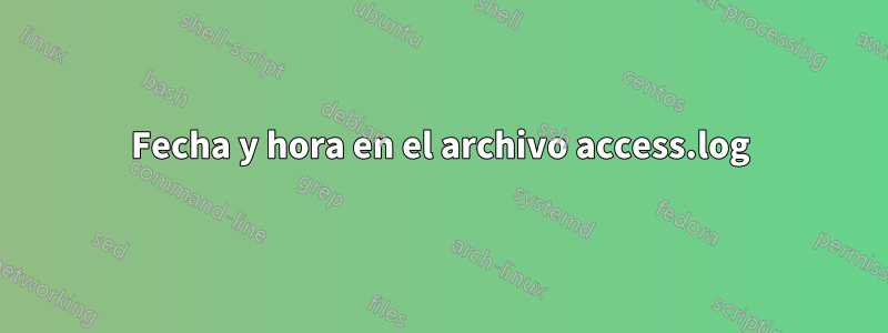 Fecha y hora en el archivo access.log