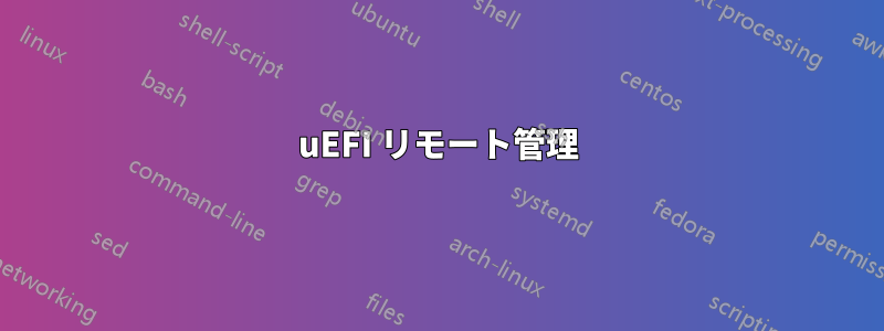 uEFI リモート管理