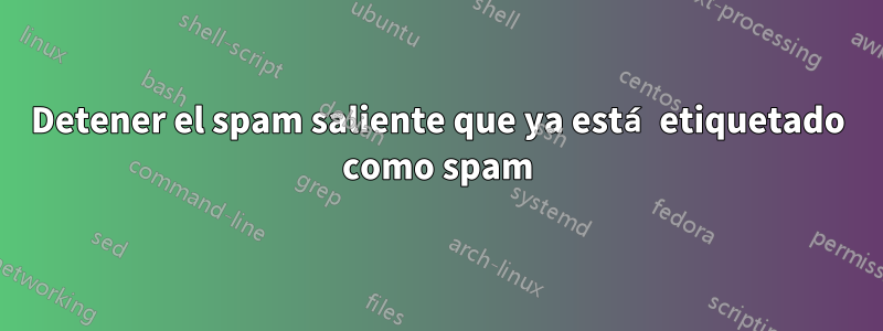 Detener el spam saliente que ya está etiquetado como spam