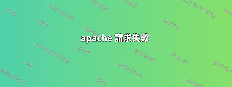 apache 請求失敗