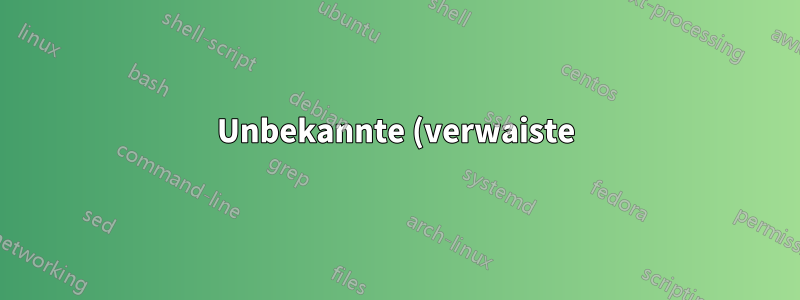 Unbekannte (verwaiste) VM kann nicht aus dem ESX-Host-Inventar gelöscht werden