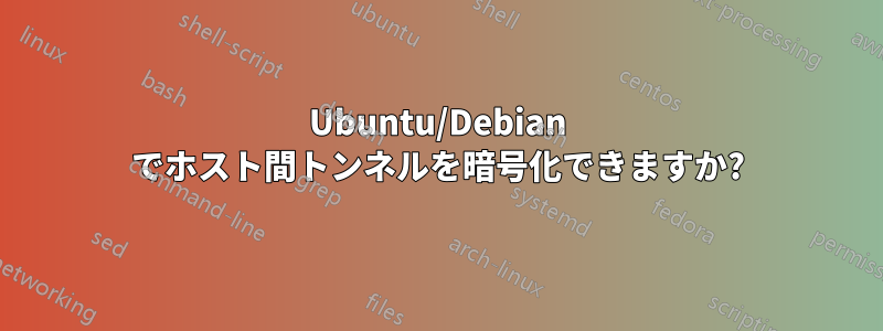 Ubuntu/Debian でホスト間トンネルを暗号化できますか?