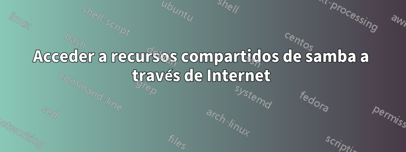 Acceder a recursos compartidos de samba a través de Internet