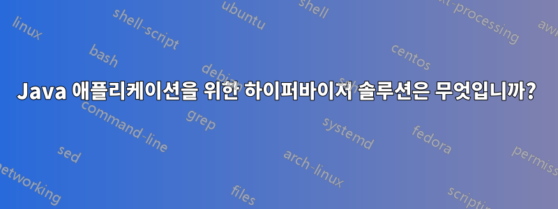 Java 애플리케이션을 위한 하이퍼바이저 솔루션은 무엇입니까?