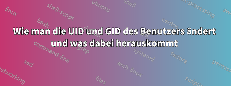 Wie man die UID und GID des Benutzers ändert und was dabei herauskommt