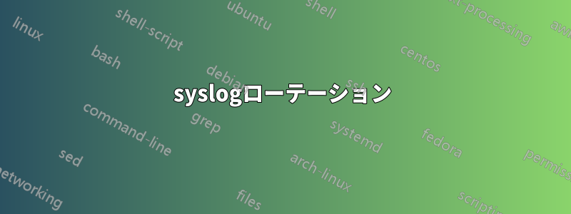 syslogローテーション